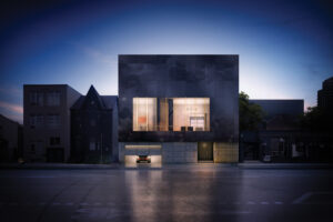 BJL-002_RND_S1_Facade Dusk_by Design Stor